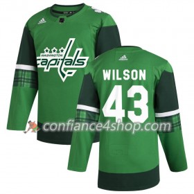 Adidas Maillot de Hockey Washington Capitals Tom Wilson 43 2019-20 St. Patrick's Day Authentic - Homme